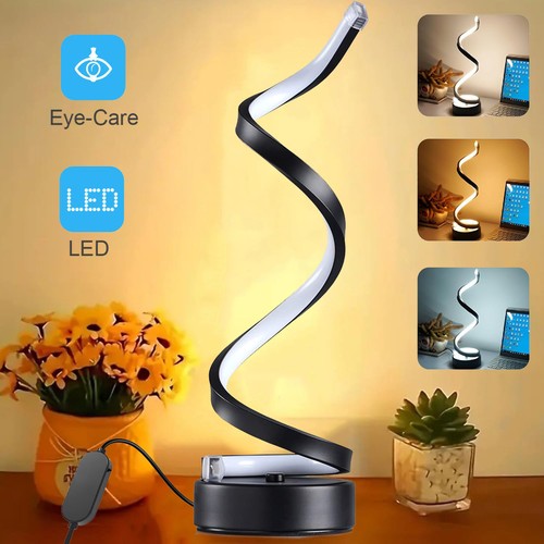 Led tischlampe spiral - tischlampe,