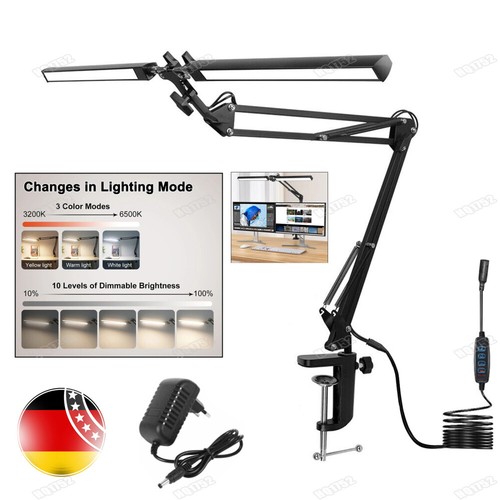 Led klemmleuchte dimmbar - led,