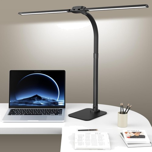 Doppelkopf schreibtischlampe - doppelkopf,