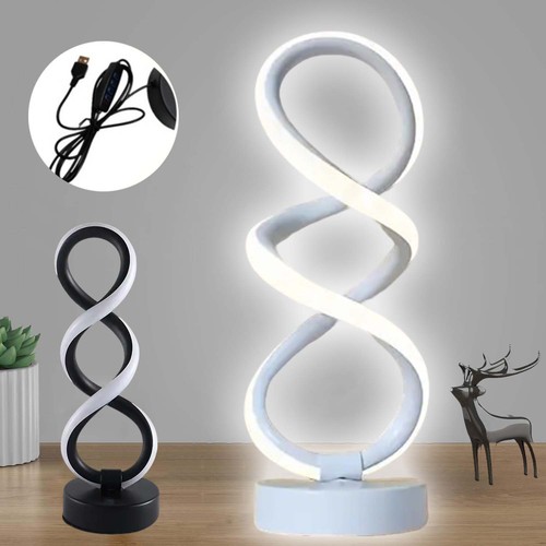Led tischlampe spiral - led,