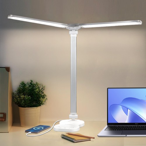 Doppelkopf-Schreibtischlampe