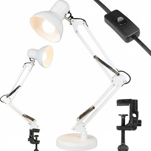 Masterled tischlampe e27 weiß - tischlampe,