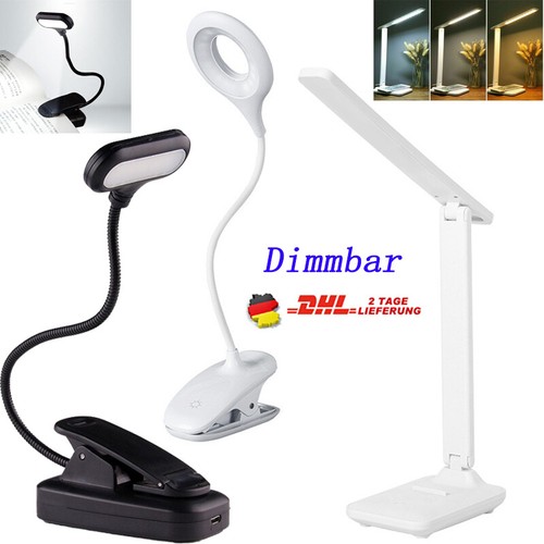Led klemmleuchte dimmbar usb - dimmbar,