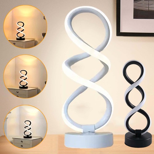 Led spiral tischlampe - led,